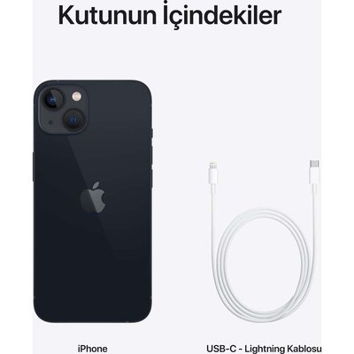 Apple iPhone 13 512 GB Siyah Cep Telefonu MLQC3TU/A Apple iPhone 13 512 GB Siyah Cep Telefonu MLQC3TU/A