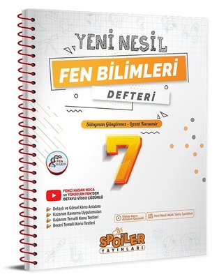 7.Sınıf Yeni Nesil Fen Bilimleri Defteri 7.Sınıf Yeni Nesil Fen Bilimleri Defteri