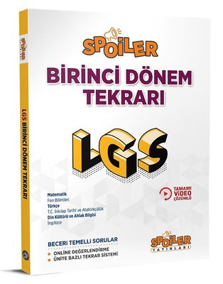 LGS Spoiler 1.Dönem Tekrarı