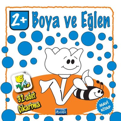 Boya ve Eğlen - Mavi Kitap - 32 Adet Çıkartma