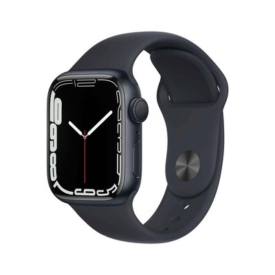 Apple Watch Seri 7 GPS 41 mm Uzay Grisi Alüminyum Kasa Gece Yarısı Spor Kordon MKMX3TU/A