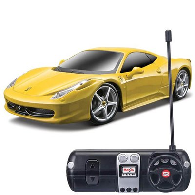 Maisto Tech 1:24 Ferrari 458 Italia U/K Araba Sarı