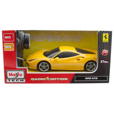 Maisto Tech 1:24 Ferrari 488 GTB U/K Araba Sarı