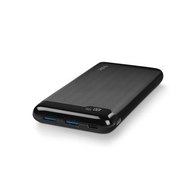 Ttec PowerSlim LCD PD 10.000 mAh  Powerbank  wth USB-C Input/output/Black