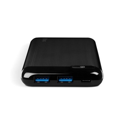 Ttec PowerSlim LCD PD 10.000 mAh  Powerbank  wth USB-C Input/output/Black