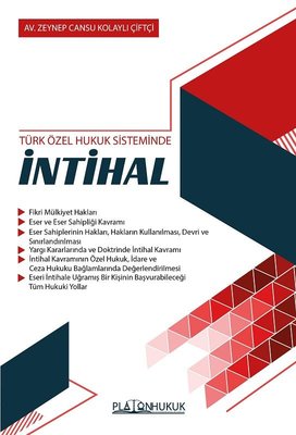 Türk Özel Hukuk Sisteminde İntihal