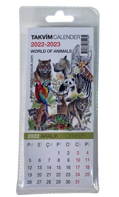 Akademi Çocuk World Animals 2022 2023 Takvim
