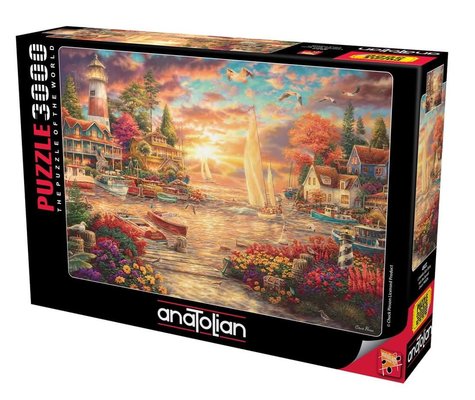 Anatolian 4922 Limanda Gün Sonu 3000 Parça Puzzle