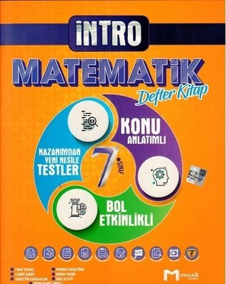 2022 7.Sınıf Matematik İntro Defter Kitap