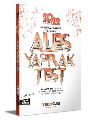 2022 Master Serisi ALES Sayısal - Sözel Yetenek Çek Kopart Yaprak Test