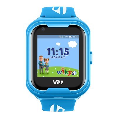 Wiky Watch 4G Görüntülü Konuşma Mavi Akıllı Çocuk Saati