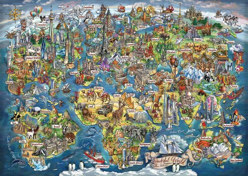 Anatolian Harika Dünya 3000 Parça Puzzle