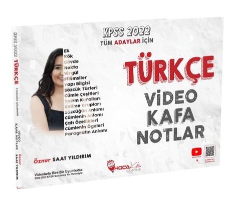 2022 KPSS Türkçe Video Kafa Notlar