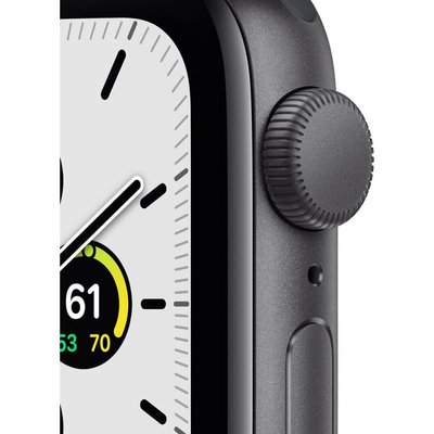 Apple Watch Se Gps 40MM Uzay Grisi Alüminyum Kasa ve Siyah Spor Kordon MKQ13TU/A