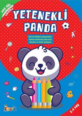 Yetenekli Panda - Yaz Sil 2-4 Yaş