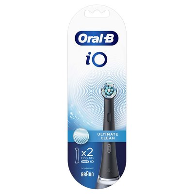 Oral-B iO Ultimate Clean Siyah Diş Fırçası Yedek Başlığı 2'li