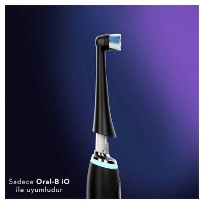 Oral-B iO Ultimate Clean Siyah 4'lü Diş Fırçası Başlığı