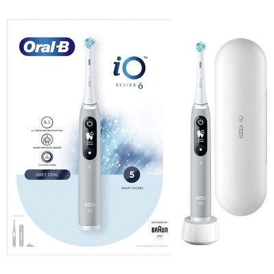 Oral-B IO6 Şarjlı Diş Fırçası Gri