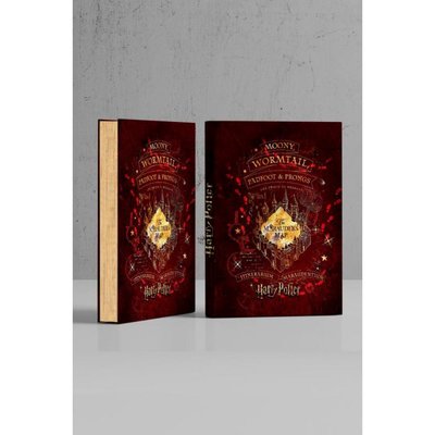 Gifi Harry Potter Çapulcu Haritası Kitap Görünümlü Dekoratif Kutu Büyük