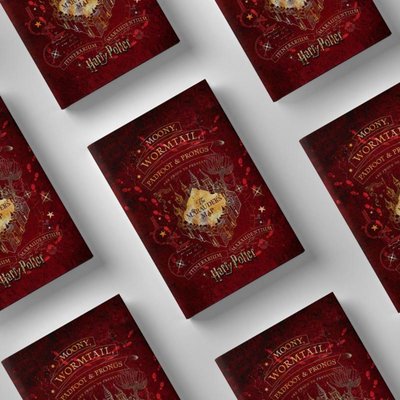 Gifi Harry Potter Çapulcu Haritası Kitap Görünümlü Dekoratif Kutu Büyük