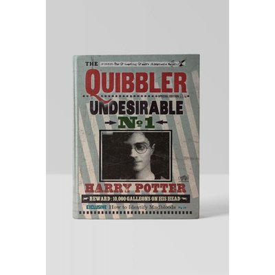 Gifi Harry Potter Quibler Kitap Görünümlü Dekoratif Kutu Küçük