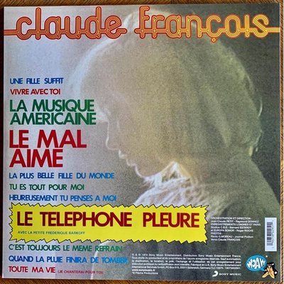 Claude François Le Mal Aim / Le Tlphone Pleure Plak