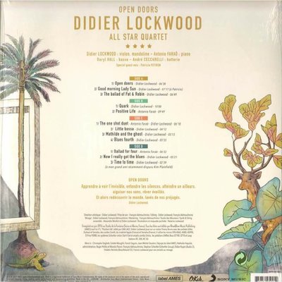 Didier Lockwood Open Doors Plak