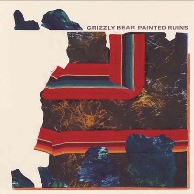 Grizzly Bear Painted Ruins Plak