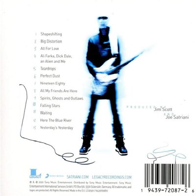 Joe Satriani Shapeshifting Plak