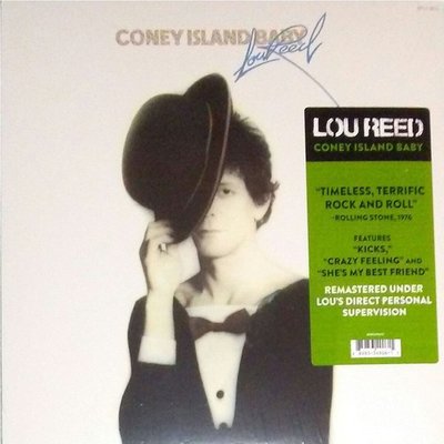 Lou Reed Coney island Baby Plak