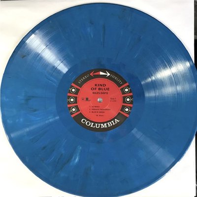 Miles Davis Kind Of Blue Blue Coloured Vinyl Plak