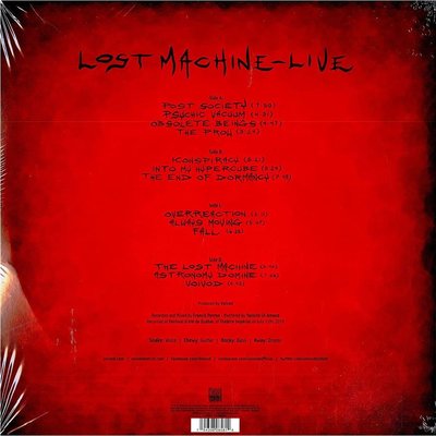 Voivod Lost Machine - Live Plak