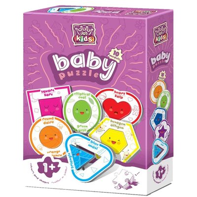 Art Kids Şekiller ve Renkler Baby Puzzle 20 Parça 5823
