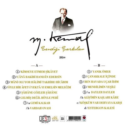 M.Kemal Atatürk'ün Sevdiği Şarkılar Plak