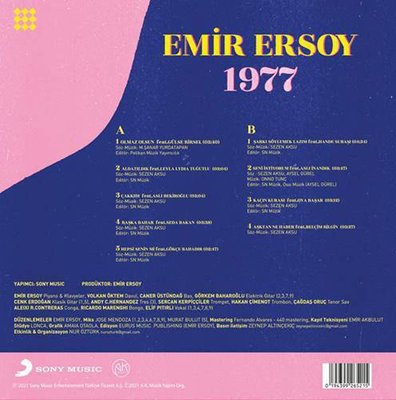 Emir Ersoy 1977 Sezen'Li Şarkılar Plak