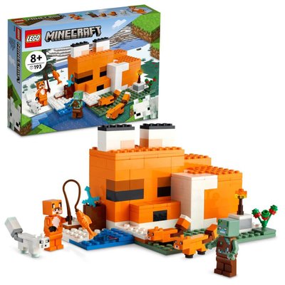 Lego Minecraft Fox Lodge Ev Hayvanları Oyuncak 21178