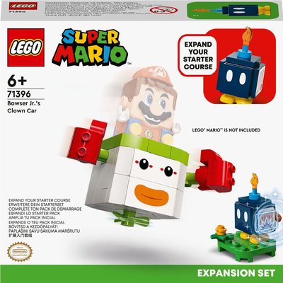 LEGO Super Mario Bowser Jr. Clown Car Ek Macera Seti 71396