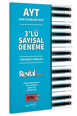 AYT Resital Serisi 3'lü Sayısal Deneme