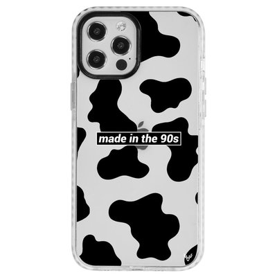 Deercase iPhone 12 Pro Max Beyaz Arty Case Made in 90s Telefon Kılıfı