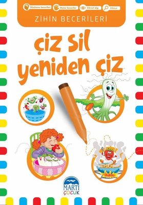 Çiz-Sil Yeniden Çiz - Turuncu - Zihin Becerileri