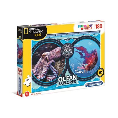 Clementoni National Geographic Kids Ocean Expedition 180 Parça Puzzle 29205