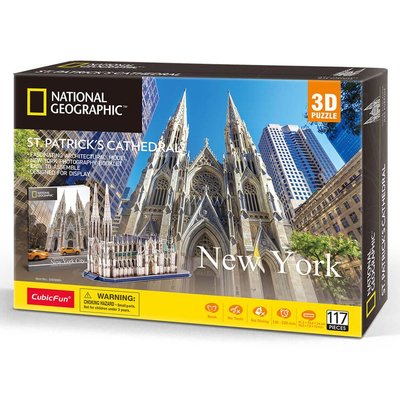 Cubic Fun National Geographic Saint Patrick Katedrali ABD 3D Puzzle