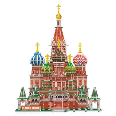 CubicFun National Geographic St. Basil's Katadrali Rusya 3D Puzzle