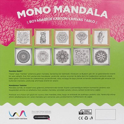 Cosmosart Mandala Metal Açık Dairesel
