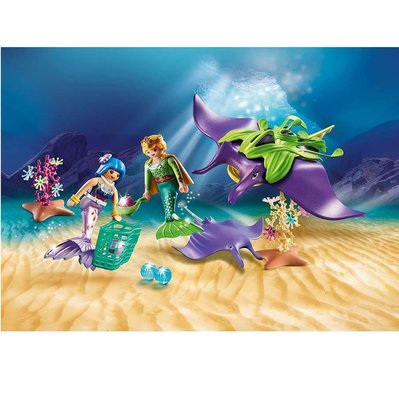 Playmobil Pearl Collectors with Manta Ray