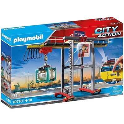 Playmobil Cargo Crane with Container