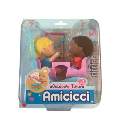 Cicciobello Amiccici İkili Bebek Arabası
