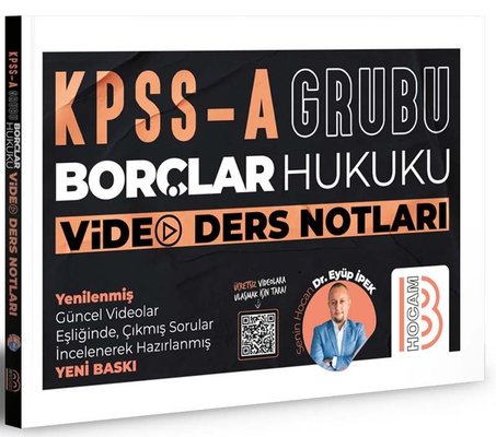 KPSS A Grubu Borçlar Hukuku Video Ders Notları