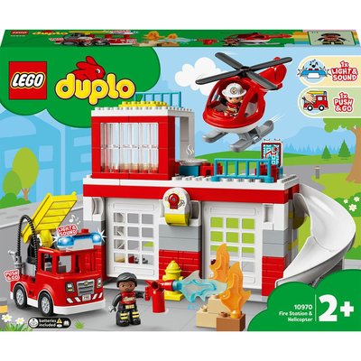 LEGO Duplo İtfaiye Merkezi ve Helikopter 10970