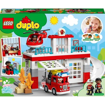 LEGO Duplo İtfaiye Merkezi ve Helikopter 10970